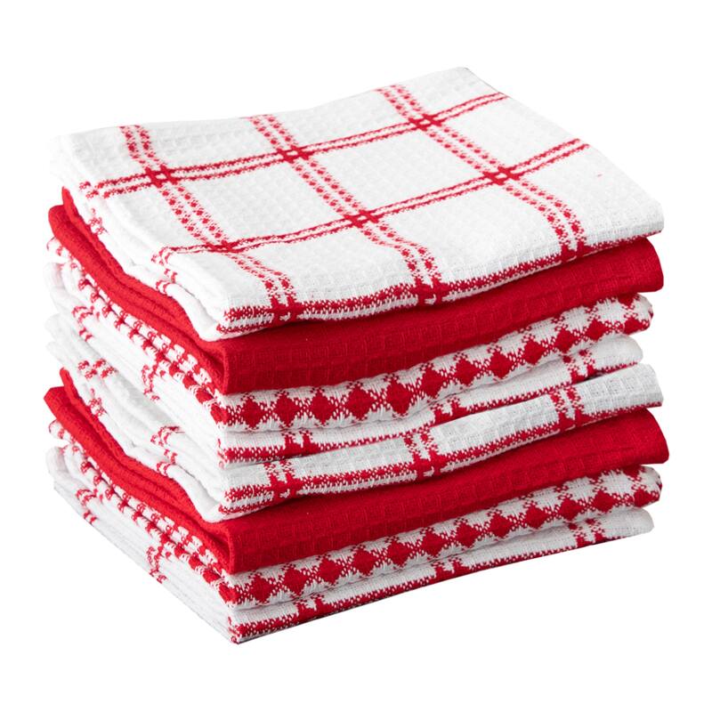 T-fal Flat Waffle Dish Cloth, (Set of 8)