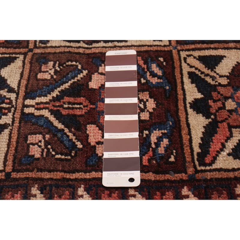 ECARPETGALLERY Hand-knotted Kayseri Vintage Brown Wool Rug - 4'9 x 9'4
