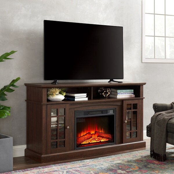 Bolanburg tv stand with fireplace sale