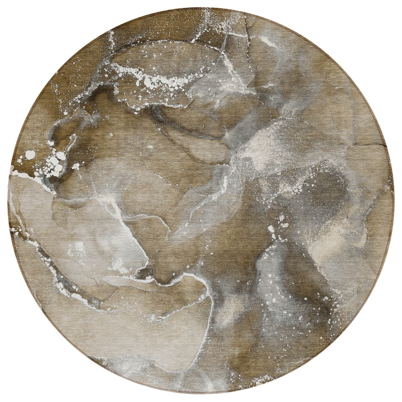 Una Contemporary Abstract Weather Resistant Classic Meets Modern Outdoor Rug