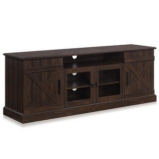 BELLEZE Veropeso Entertainment Stand For TVs Up To 70", 2 Colors