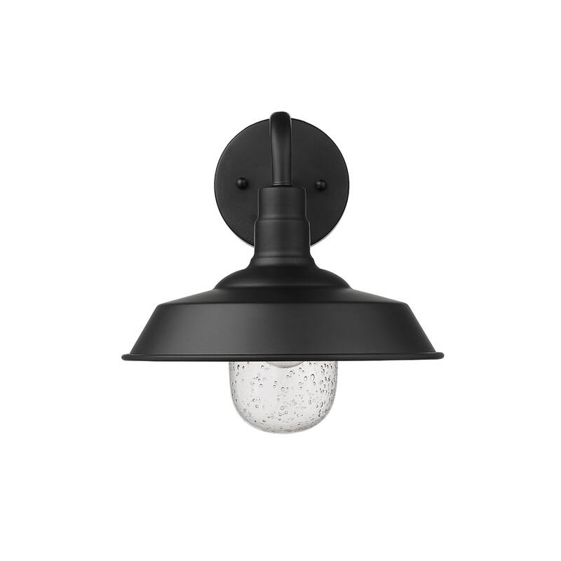 Decorative Shallow Plate Shape Wall Light for Small Spaces and Rooms - 12” x 10.25” x 10.50”