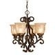 preview thumbnail 1 of 0, Crystorama Lighting Group Norwalk 4 Light 17" Wide Mini Chandelier Bronze Umber