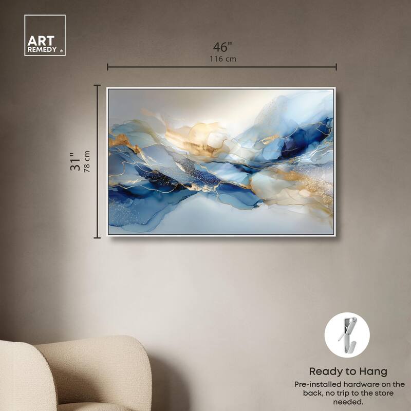Postmodern Flow I Canvas by Art Remedy
