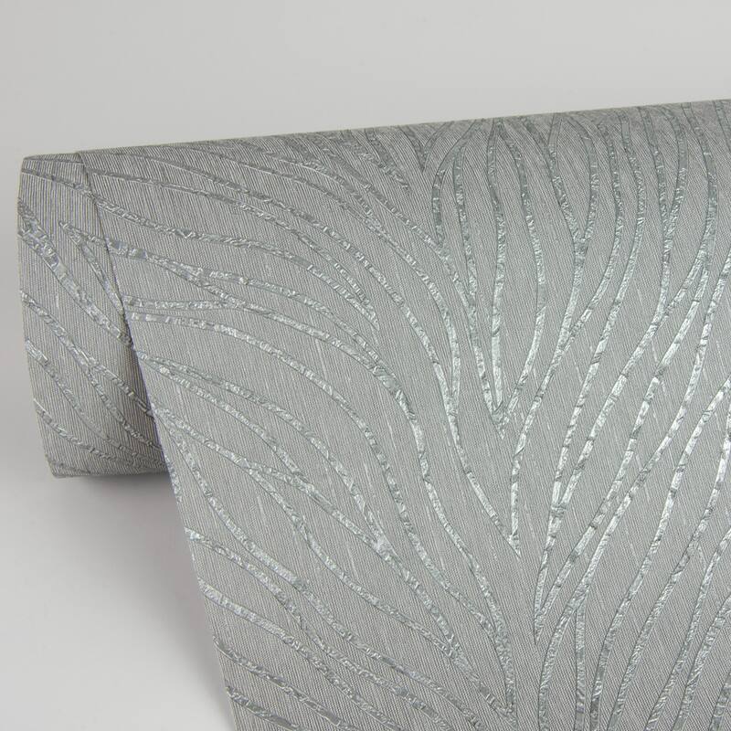 Advantage Tomo Grey Abstract Wallpaper - 20.9in x 396in x 0.025in