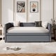 preview thumbnail 5 of 19, Upholstered Daybed with Trundle for Guest Room