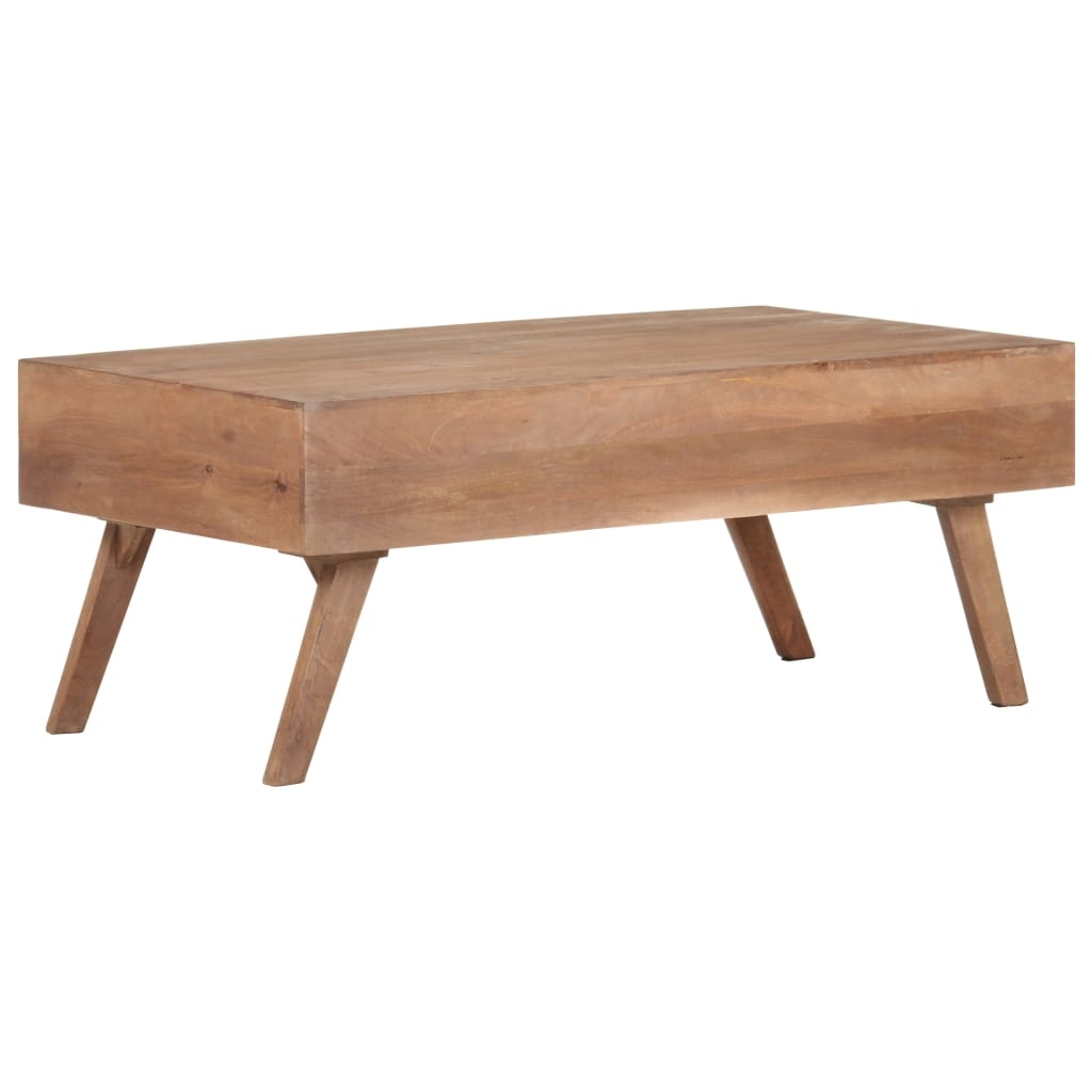 Vidaxl coffee table solid sales mango wood