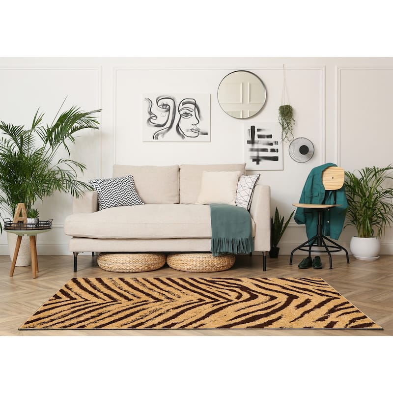 Linon Moroccan Sahara Distressed Rug