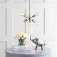 preview thumbnail 4 of 12, Bailey 17.5" Sputnik Metal LED Chandelier, Nickel by JONATHAN Y