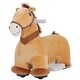 preview thumbnail 10 of 18, 6V Electric Ride-On Pony with Music, PU Wheels, Comfortable Seat, and Handle Control, Ages 3+