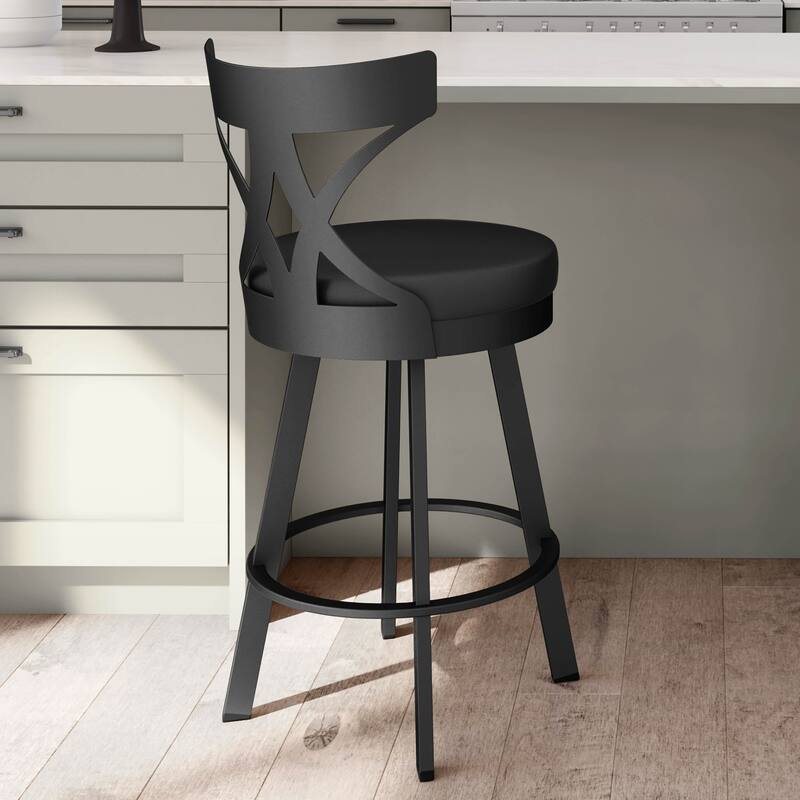 Amisco Washington Swivel Bar Stool