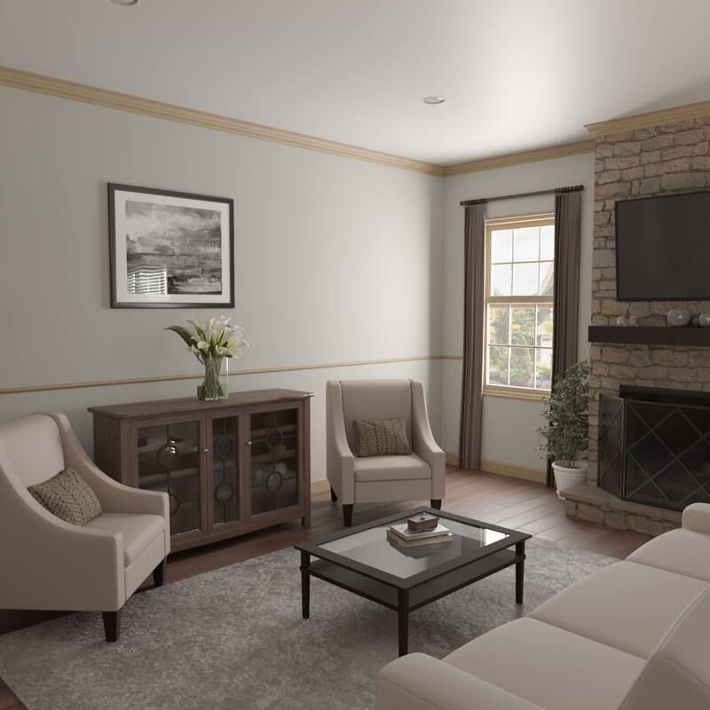 WM1215: 9/16-in x 1-1/4-in x 96-in Americraft Solid Hardwood Stain Grade Joint Moulding