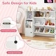 preview thumbnail 31 of 42, Costway Kids Toy Storage and Bookshelf with 8 Boxes Open Shelves & 2 - See Details