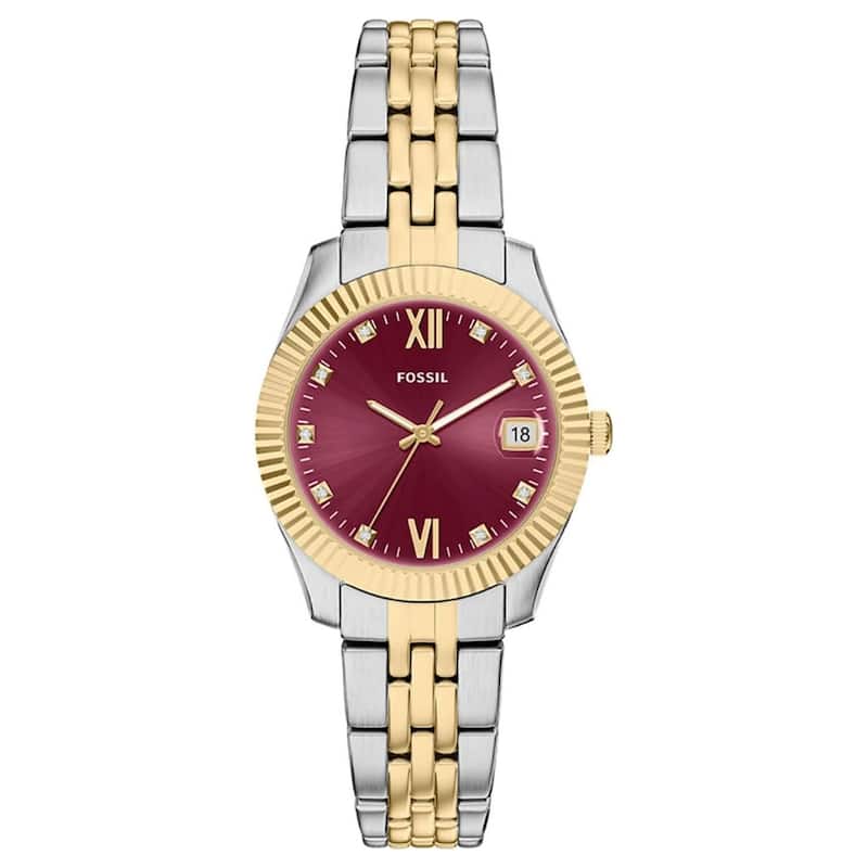 Fossil Women's Scarlette Red Dial Watch - ES5461 - One Size
