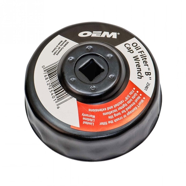 OEM Tools 25401 Cap Style Oil Filter Wrenches- "B" Cap (76mm 14 Flutes)