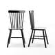 preview thumbnail 3 of 3, Coastal Set of 6/4/2 Windsor Solid Wood Dining Chairs Modern Wood Frame Side Chairs for Kitchen and Dining Room