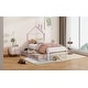 preview thumbnail 75 of 87, Metal Platform Bed with two drawers, House-Shaped Headboard Design for Kids, Boys and Girls