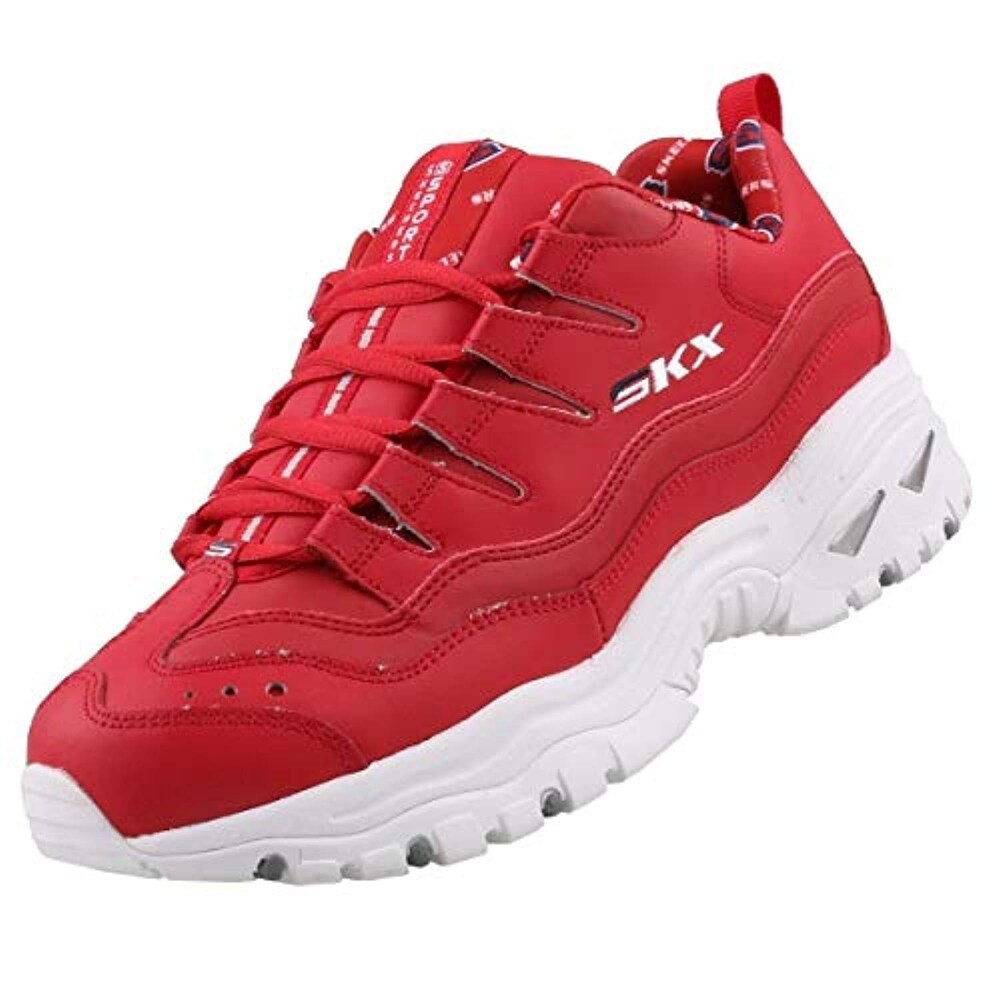 skechers shoes womens red