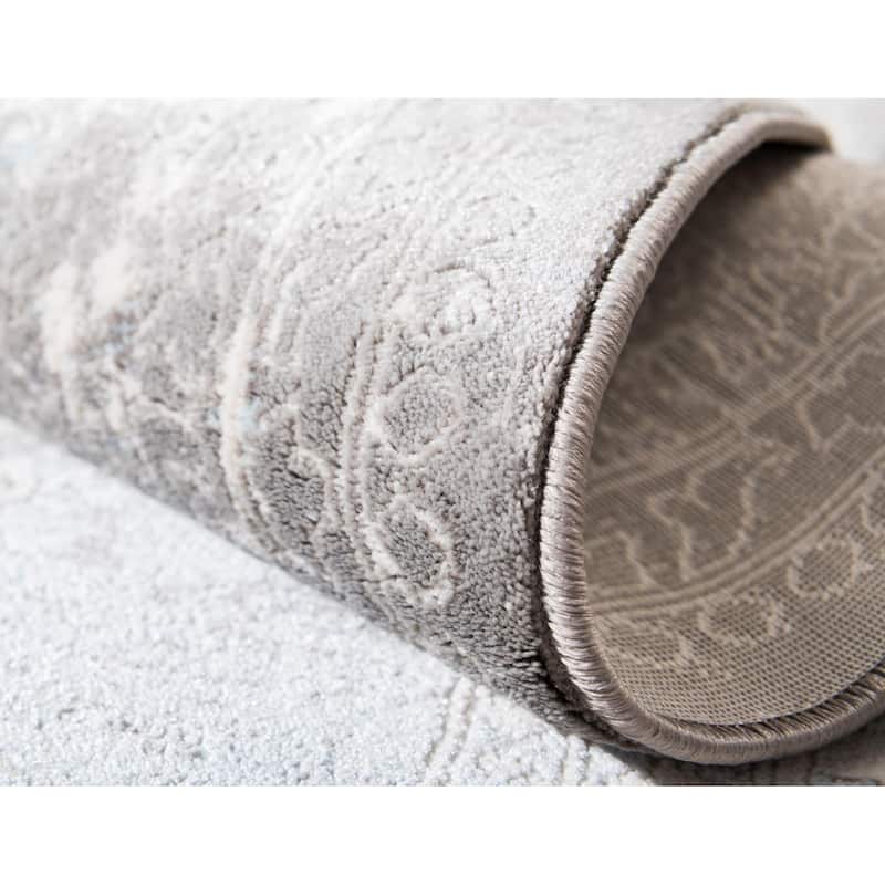 Contemporary Franbu Collection Area Rug - 5' Round