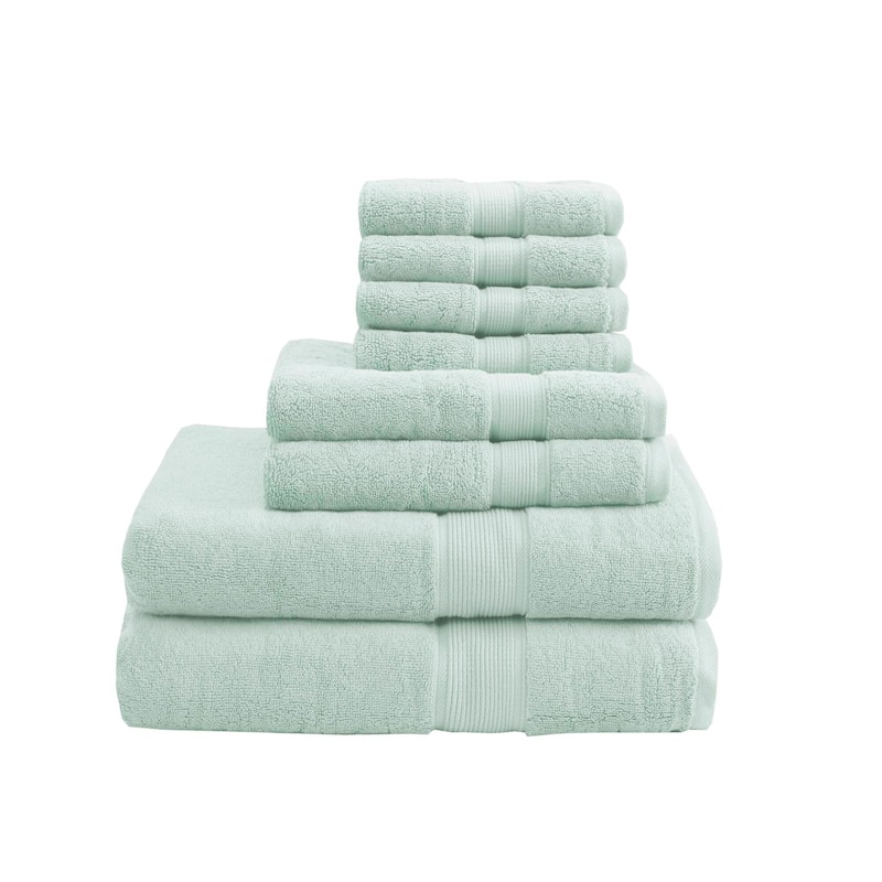 2 PCS 34x68" - 2PK Ultra-Soft One hundred percent Cotton Absorbent Towel Set Seafoam
