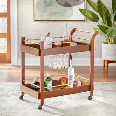 Simple Living Butler Rolling Bar Cart