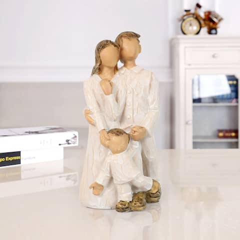 Family Décor Home Statue, Sculpture Décor for Home, Indoor Resin Figurine