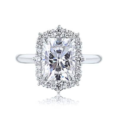 Annello by Kobelli 14k Gold Forever One Raina Engagement Ring (DEF/VS, DEF/VS)