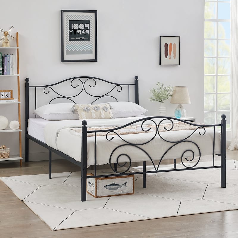 Taomika 3-Pieces Modern Bed Frame and Modern Nightstand Set