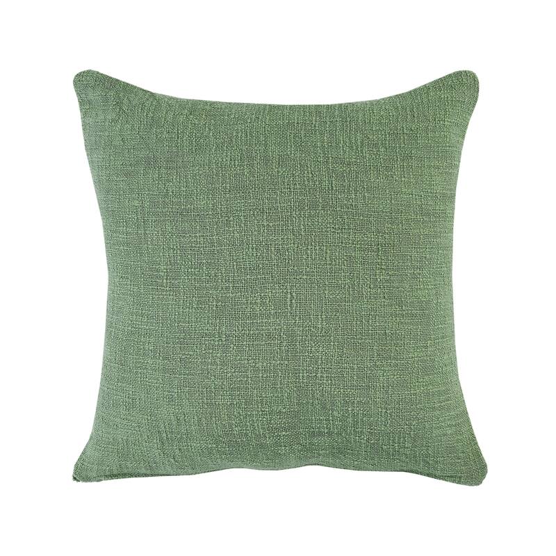 Solid Decorative Diamond Tufted Cotton Throw Pillow