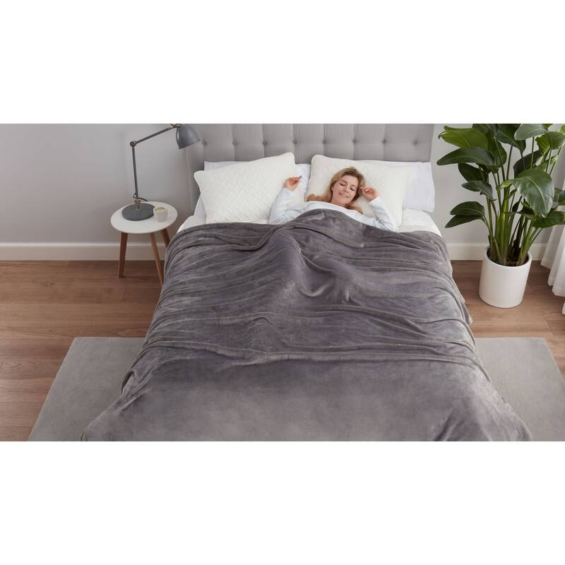 Serta Ultimate Cozy Plush Throw Blanket