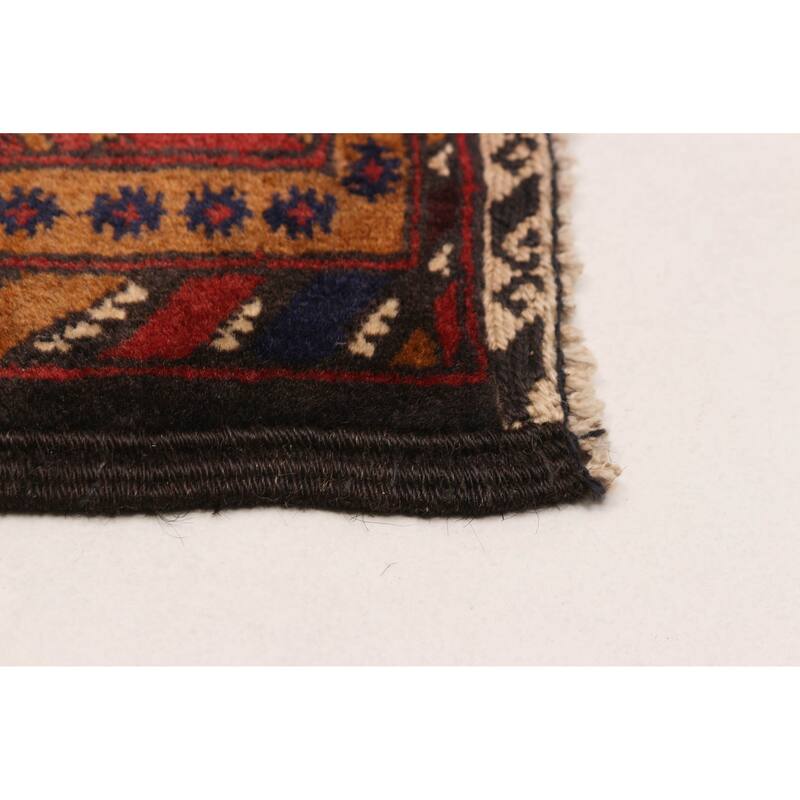 Teimani Red Rug 3'10" x 6'1" - 3'10 x 6'1