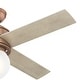 preview thumbnail 18 of 23, Hunter 44" Hepburn Ceiling Fan with LED Light Kit and Wall Control, Vintage, Transitional, Contemporary