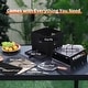 preview thumbnail 6 of 6, 4 in 1 Outdoor Pizza Oven 2 Layer Detachable Grill Oven Multifunctional Pizza Maker with Pizza Stone - 12 inch
