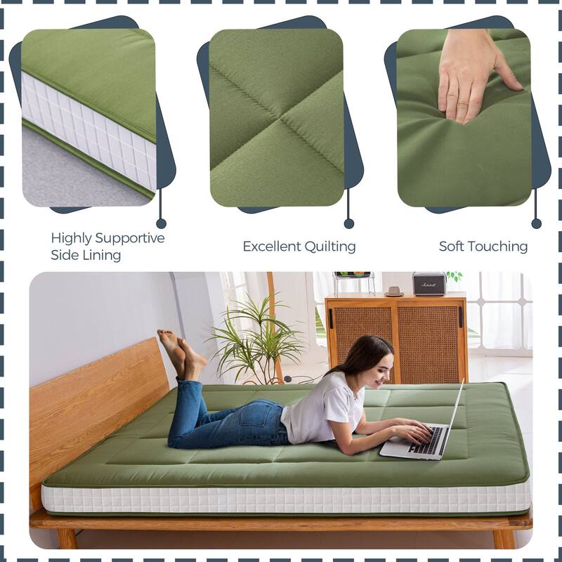 6-inch Thick Padded Floor Futon Mattress