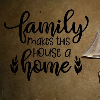 Family Makes This House a Home Vinyl Wall Decal Sticker 18" x 23" - Bed ...