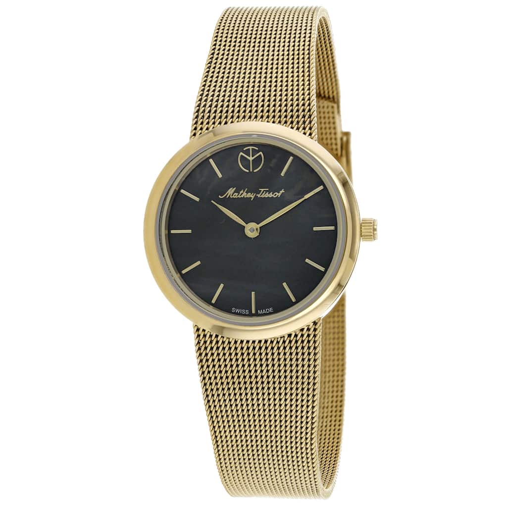 Mathey Tissot Women's Milly Black Dial Watch - D403PYN - One Size