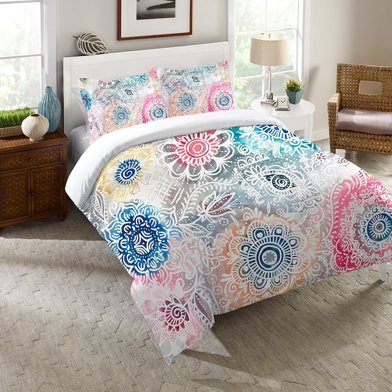 Floral Sketch Queen Comforter