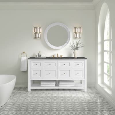 Breckenridge 60" Single Vanity, Bright White - 60S
