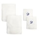 preview thumbnail 11 of 26, Sweet Kids 2-piece White Turkish Cotton Bath and Hand Towel Set with Royal Blue Monogrammed Initial D - White