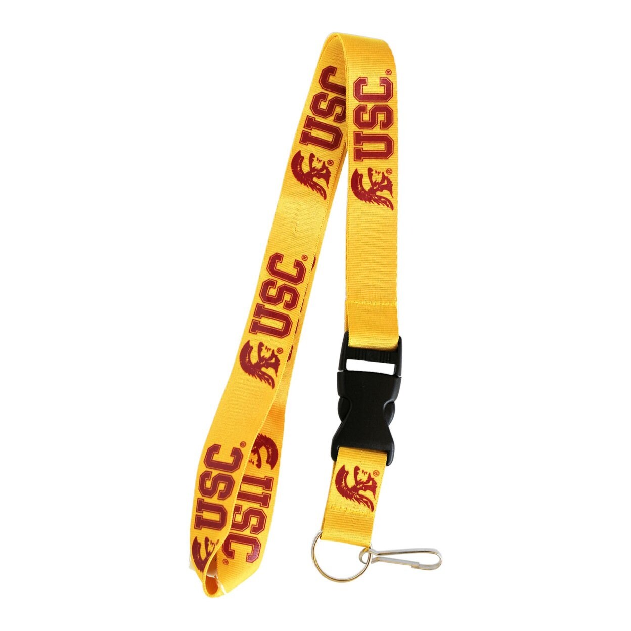 Aminco Usc Trojans Ncaa Clip Lanyard Keychain Id Holder ...