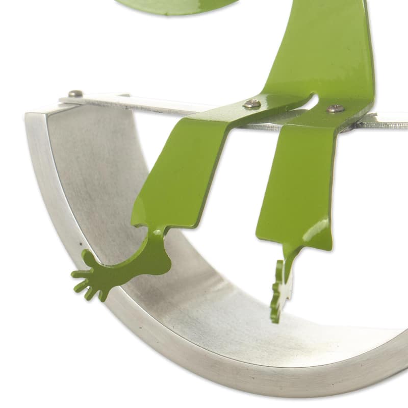 Novica Handmade Jolly Juggler Aluminum Sculpture