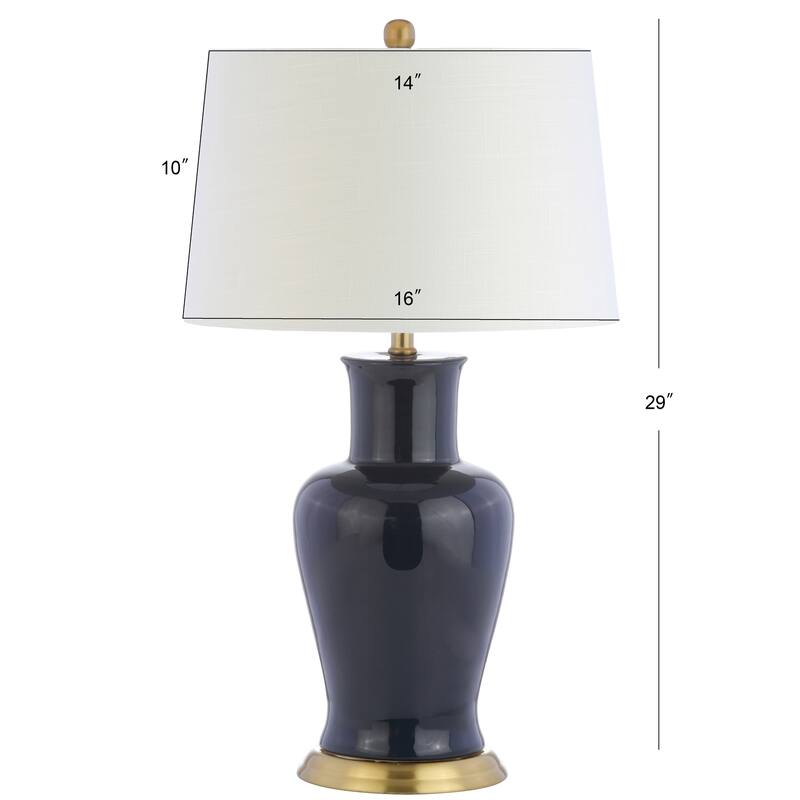 Julia 29" Ceramic LED Table Lamp, by JONATHAN Y
