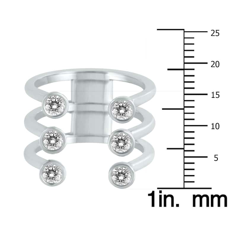 Marquee 5/8 Carat TW Open Diamond Fashion Ring in 14K White Gold