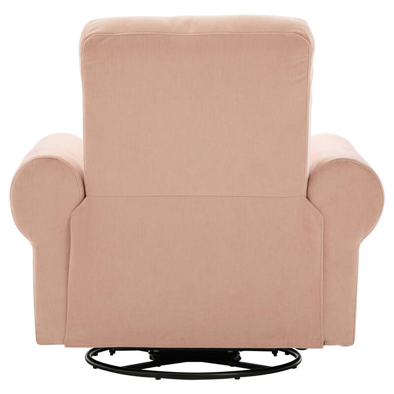 Manual Recliner Sofa Swivel Recliner Rocker Chair with Adjustable Backrest for Living Room, Bedroom, or Nursery