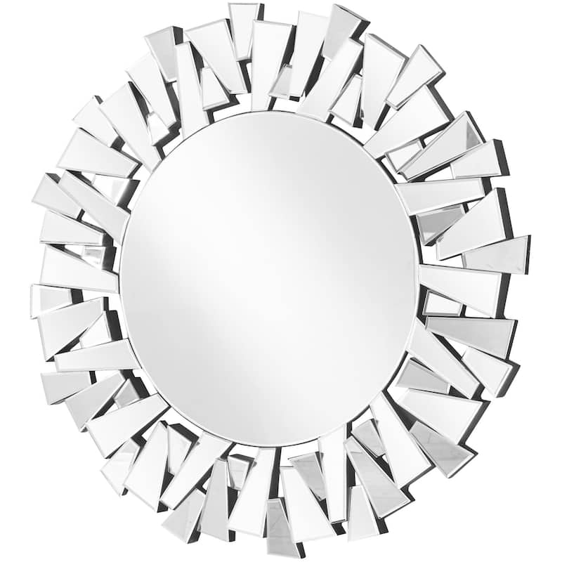 Elegant Lighting MR9133 Modern 31-1/2" Diameter Circular Framed - Clear