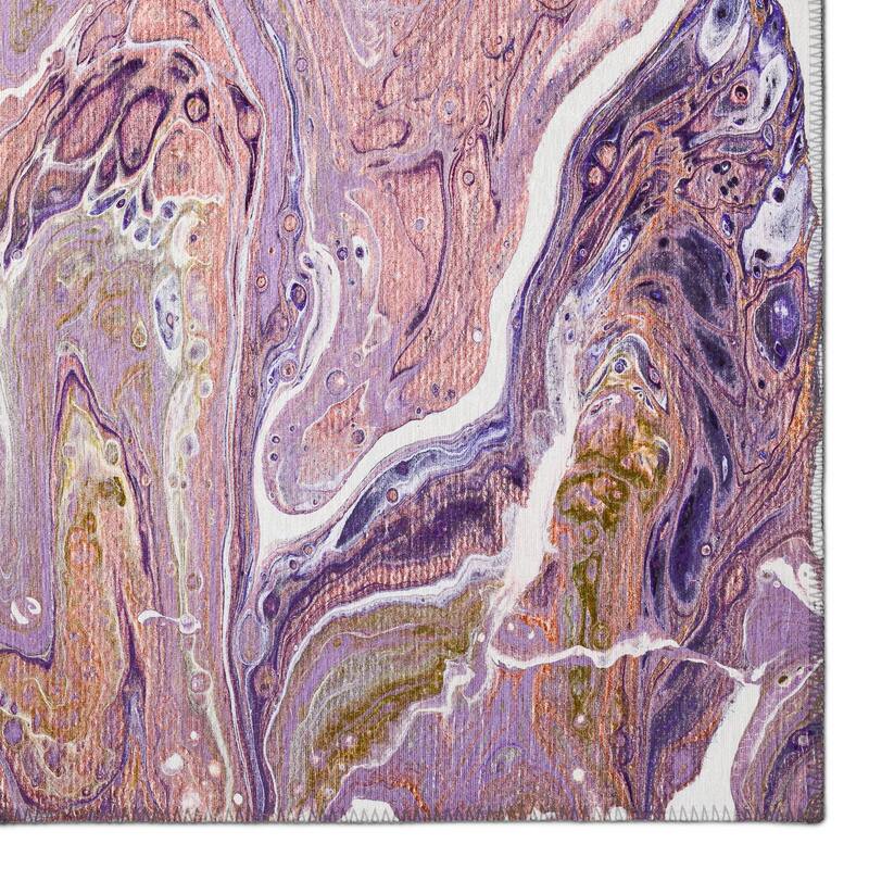 Indoor/ Outdoor Addison Karina Abstract Washable Area Rug