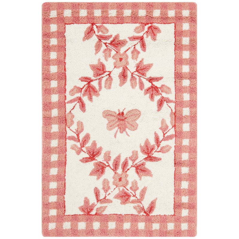 SAFAVIEH Handmade Chelsea Aubree French Country Trellis Wool Rug