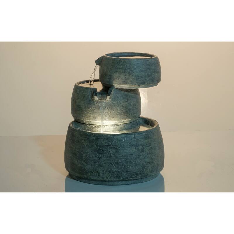 Merano Resin Fountain w/ LED light and pump