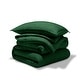preview thumbnail 104 of 138, Bare Home Hypoallergenic Down Alternative Comforter Set Twin - Twin XL - Heathered Forest Green