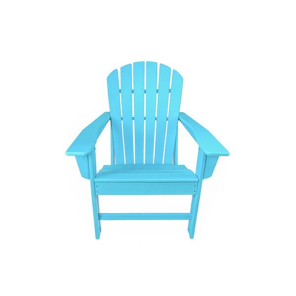 slide 2 of 16, Outdoor Resin Wood Folding Adirondack Chair Blue